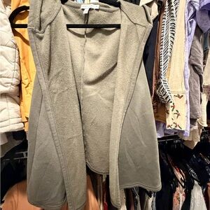 Threads 4 Thought Olive Green Women's Hoodie vest